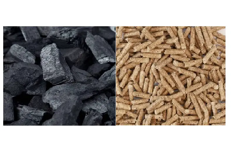 can you mix charcoal and wood pellets