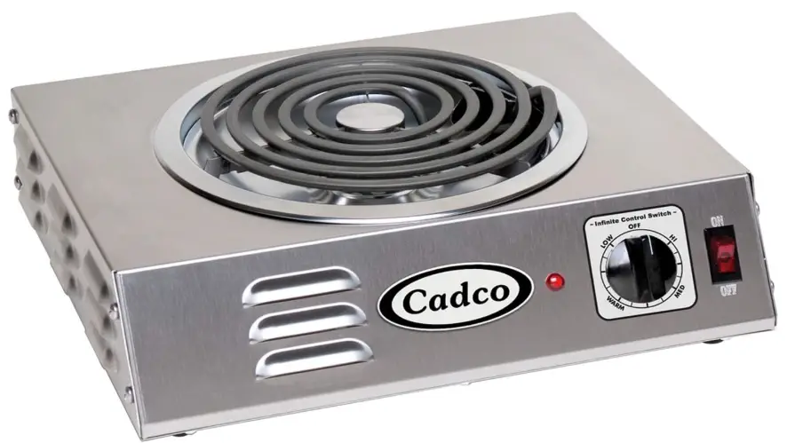 Cadco CSR-3T 14" Electric Portable Countertop Hi-Power Hot Plate