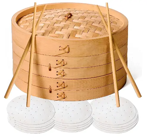 Dumpling Steamer Basket 10 Inch - Handmade