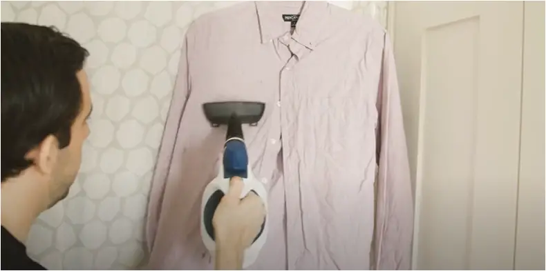 using steam to remove odors from clothes