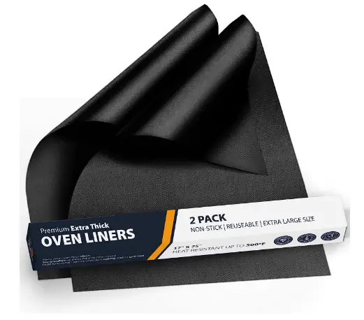 
Oven Liners for Bottom of Oven - 2 Pack Large Heavy Duty Mats