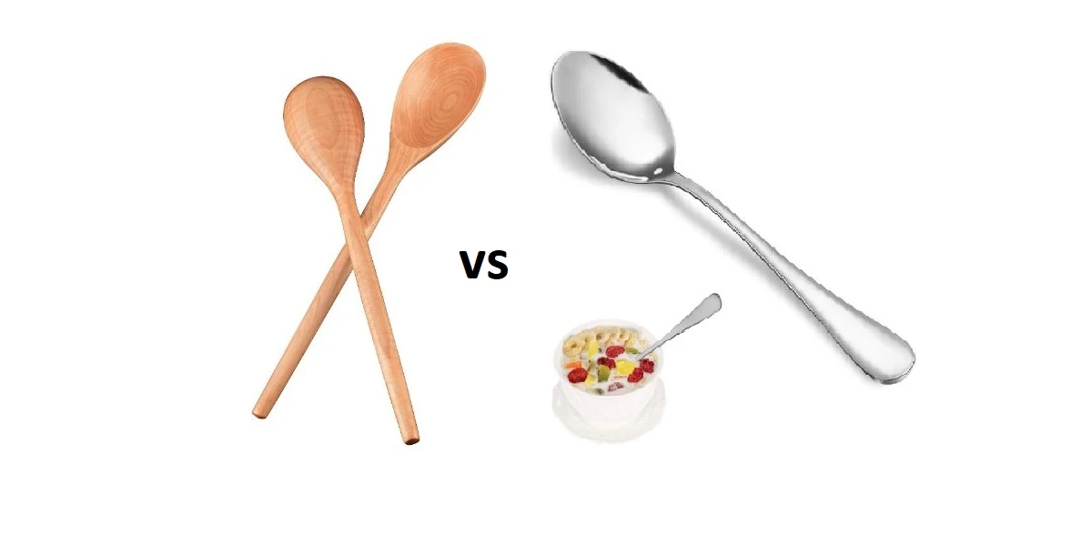 wooden spoon vs stainless steel