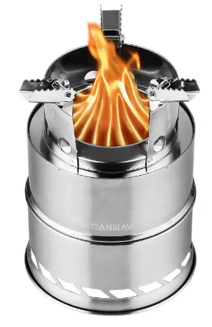 CANWAY Camping Stove, Wood Stove/Backpacking Survival Stove