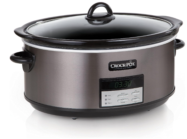 Crock-Pot Large 8 Quart Programmable Slow Cooker with Auto Warm Setting