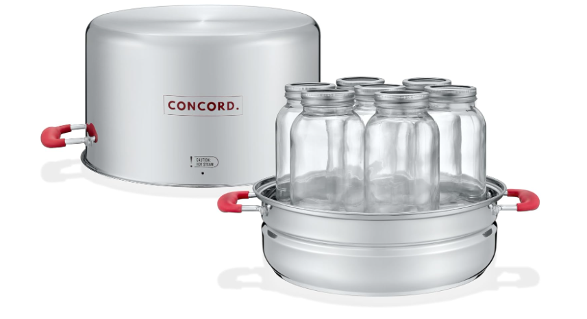 Concord Stainless Steel Turbo Steam Canner