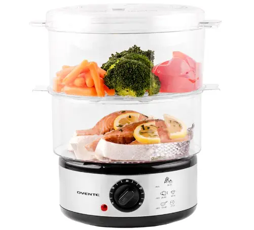 OVENTE 2 Tier Electric Food Steamer