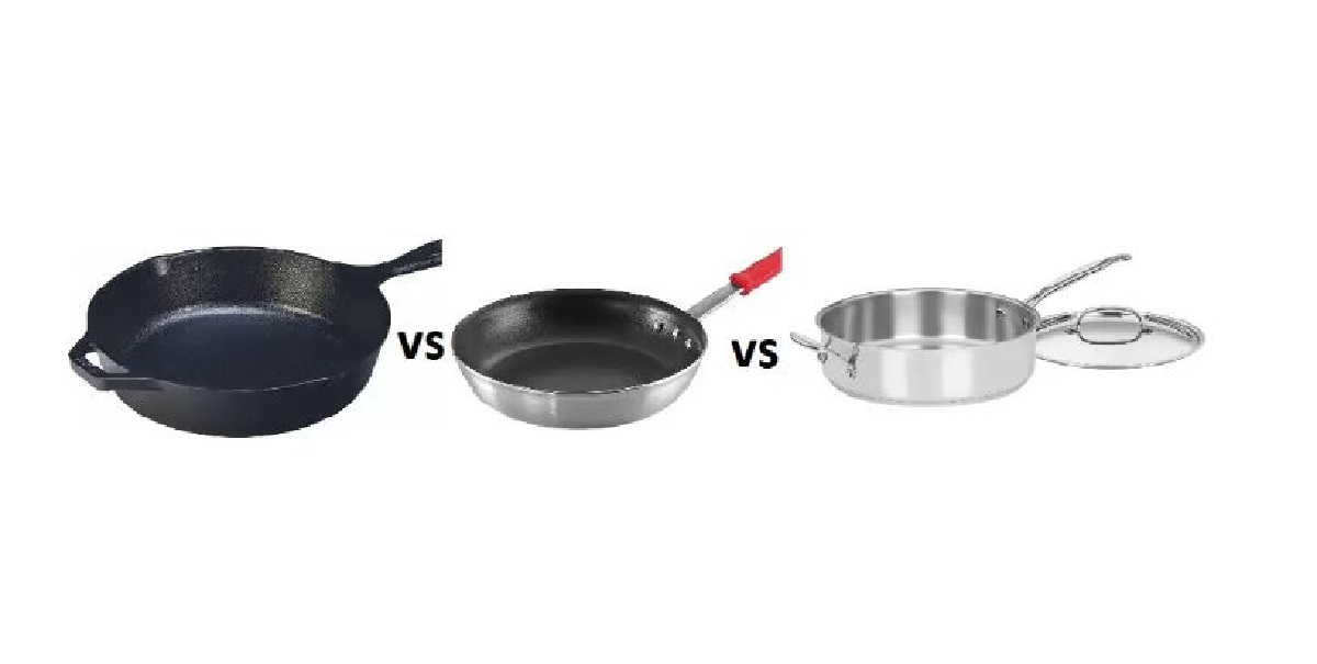 skillet vs frying pan vs sauté pan