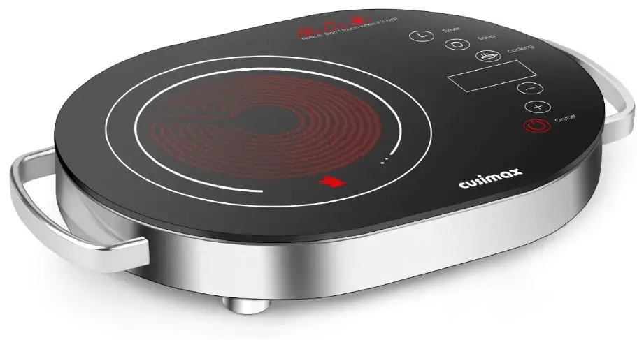 Cusimax Hot Plate,1500W LED Infrared Electric Portable Stove