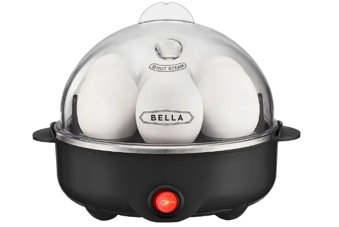 BELLA Rapid Electric Egg Cooker and Poacher with Auto Shut Off for Omelet