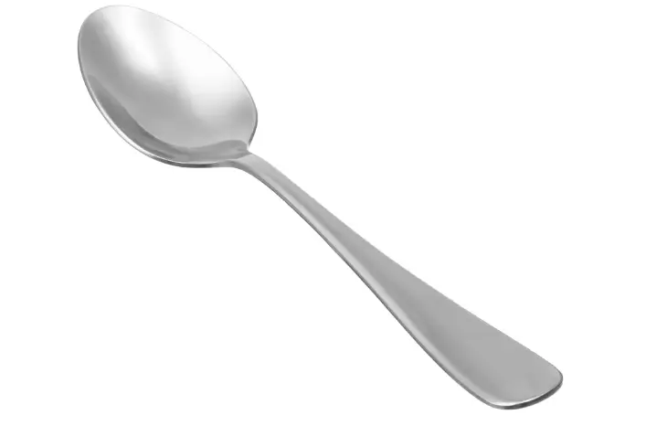 Amazon Basics Stainless Steel Dinner Spoons with Round Edge