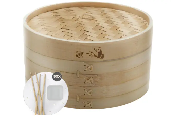 Prime Home Direct Bamboo Steamer Basket