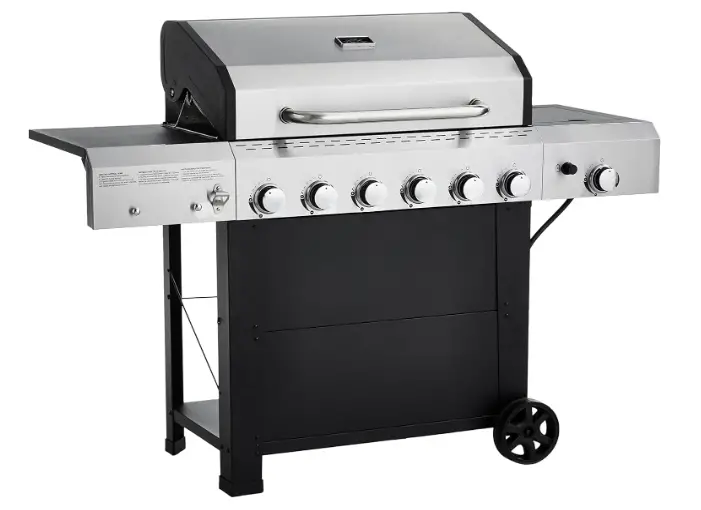 Amazon Basics Freestanding Gas Grill with Side Burner