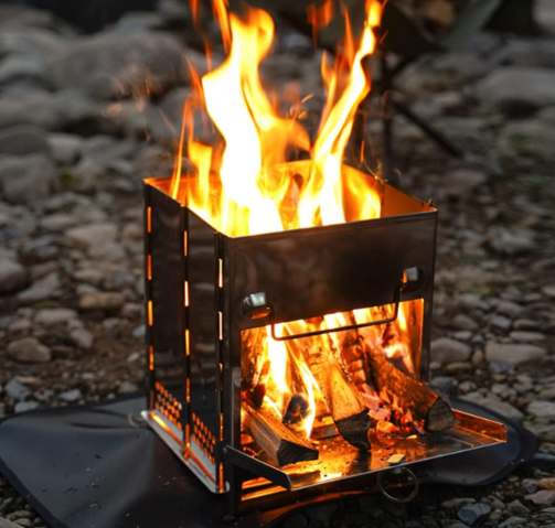 Portable Camping Stove & Grill Combo