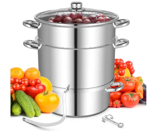 Giantex 11 Quart Juice Steamer Fruit Vegetables Juicer Steamers